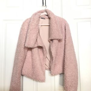 Pink Sherpa Jacket